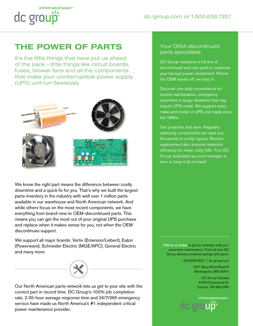 The Power of Parts FACT SHEET